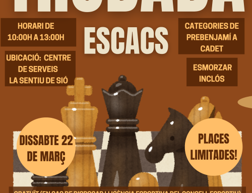 I TROBADA ESCOLAR D’ESCACS